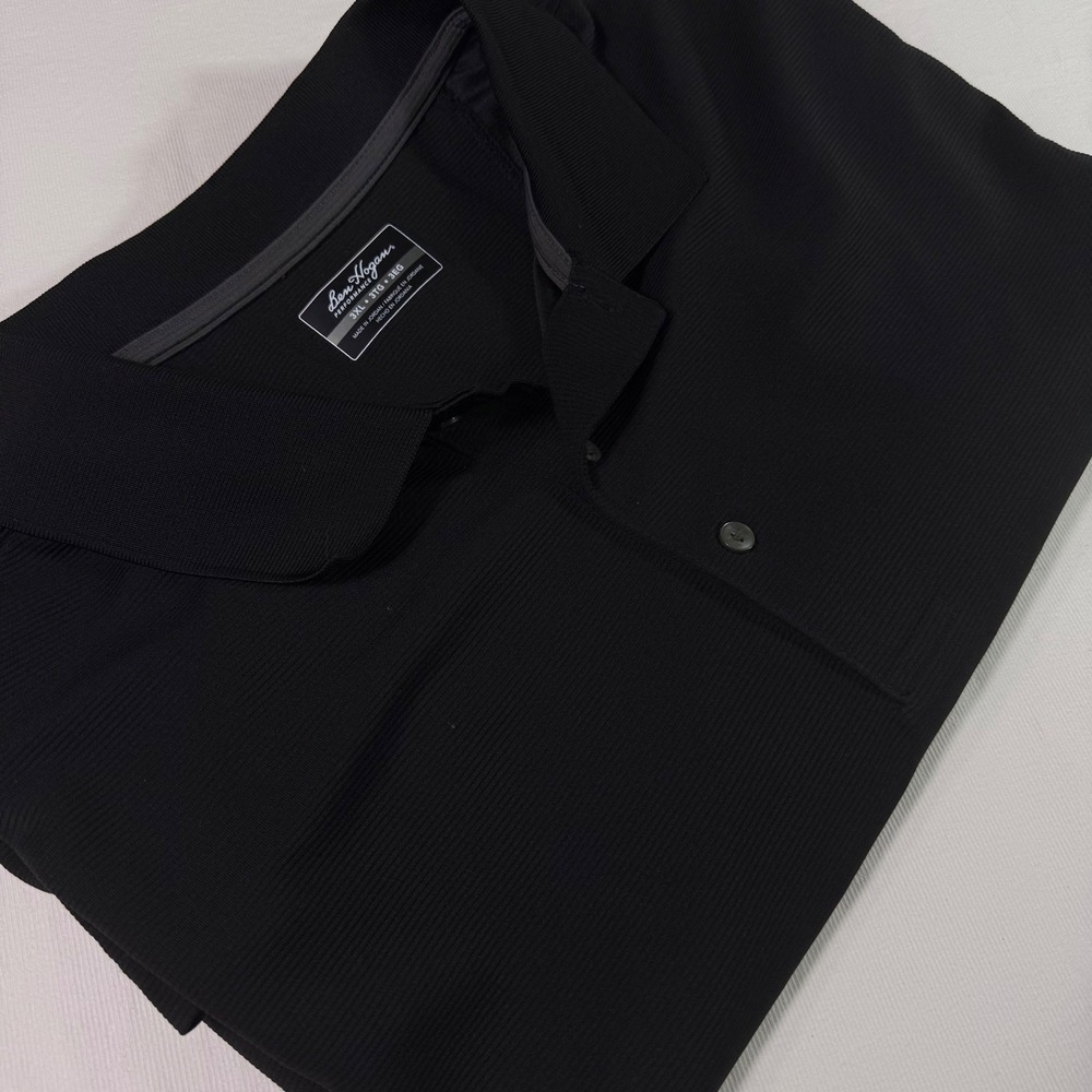 Ben Hogan Performance Polo Shirt 3XL Black Short‎ Sleeve Golf Athletic